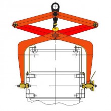 Захват для вертикального подъёма и переворота бочек 4НК6-0,3