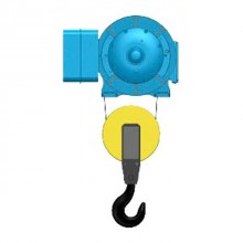 Канатный электротельфер T01, T17, T35, T51, T52, стационарный (подвесной на лапах)